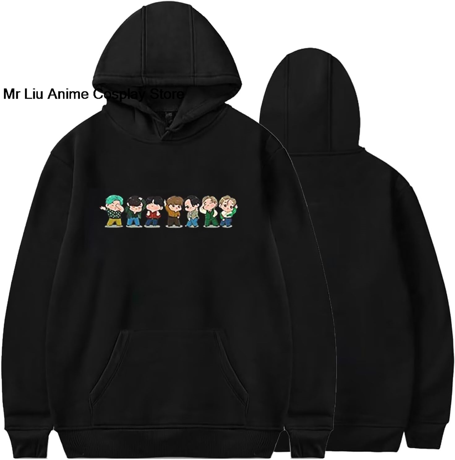 Anime Merchandise Europe - Kadın Grafikli Kapüşonlu Üst Love Yourself