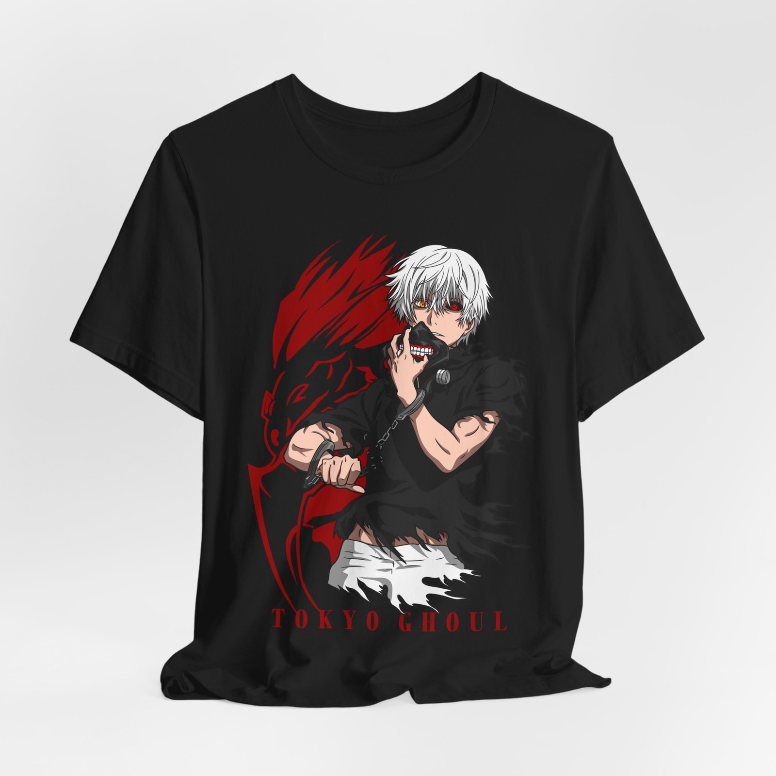 Anime Merchandise For Men - Tokyo Ghoul Anime Tişörtü, Unisex Kısa