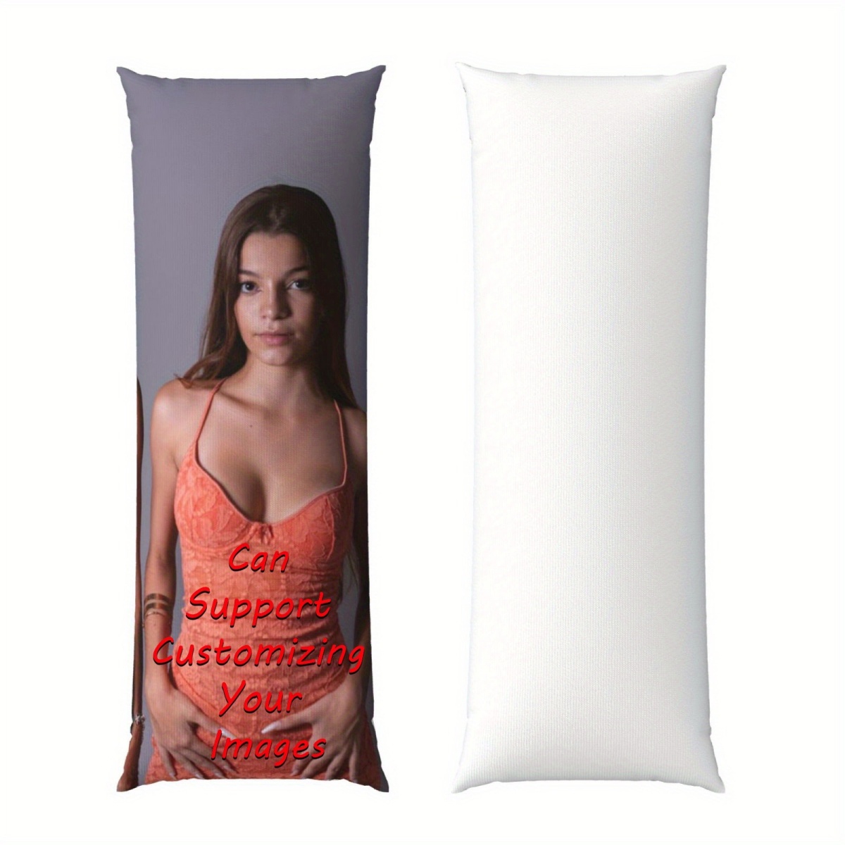Body Pillow Cover - 1 Adet Özel Fotoğraf Baskılı Yastık