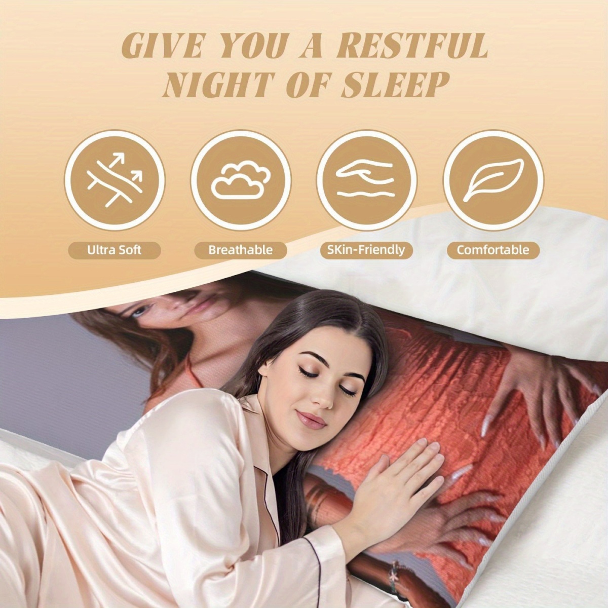 1 Adet Özel Fotoğraf Baskılı Y - Body Pillow Cover incelemesi ve fiyatı
